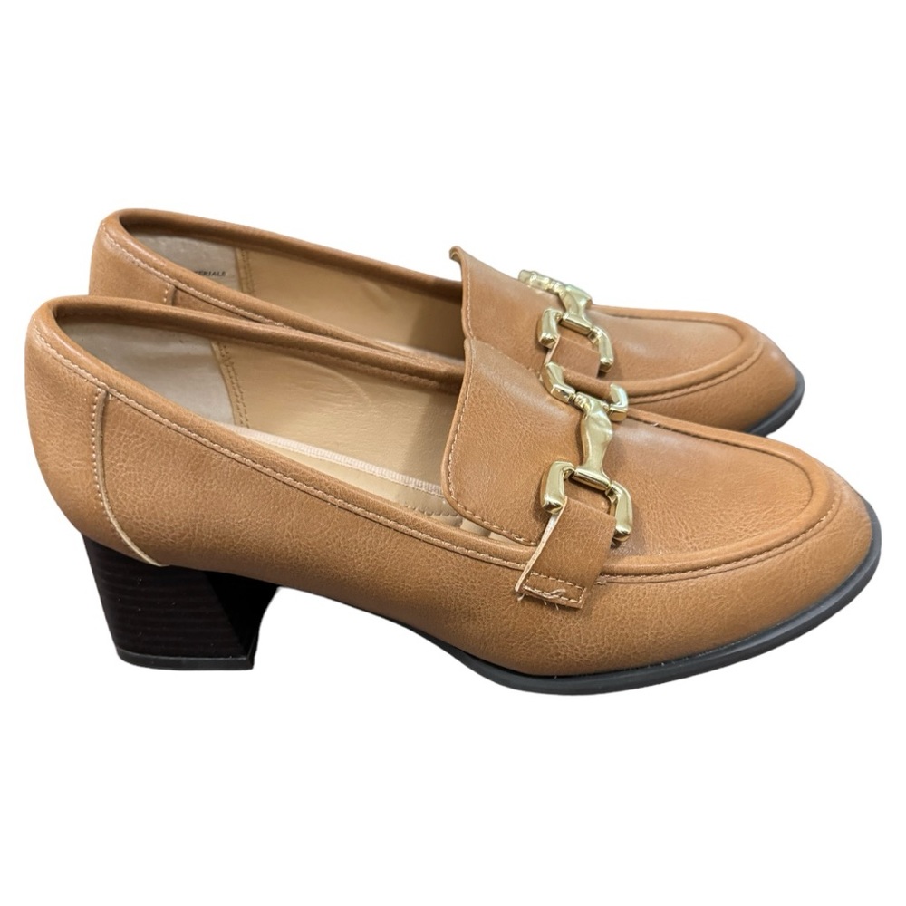 Adrienne Vittadini Tan Women’s Loafers Size 8M NWOT. - Picture 2 of 7